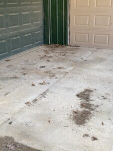 Power Washing Concrete Patio